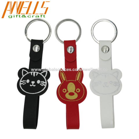 Personalized Key Chain Handmade Custom Leather Keychain Engraved Keychain -  Explore China Wholesale Blank Keychain and Logo Keychain, Name Keychain,  Stamping Keychain