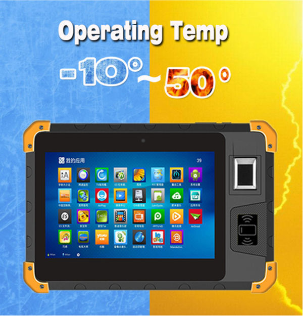 China All in One 5MP Back Canmera Contactless Card Reader Fingerprint