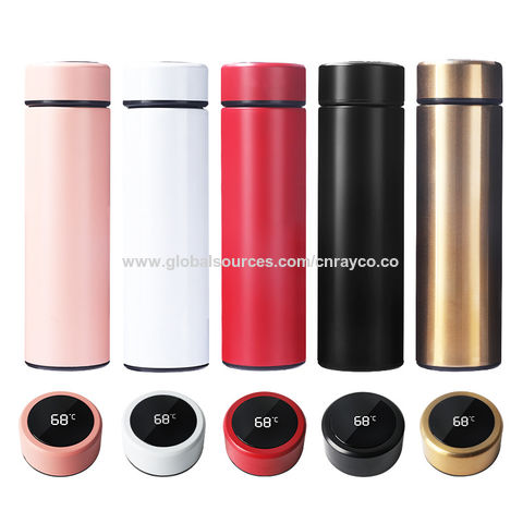 Thermos inteligente con pantalla LCD táctil sensor de temperatura pantalla  inoxidable Botellas de agua Smart de vaso de aislamiento de acero - China  Thermos inteligente y Thermos precio