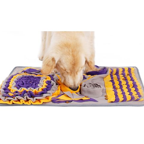 Extra Large Dog Sniffing Mat with Squeaky Nosework Slow Feeding Mat - Pet  Clever