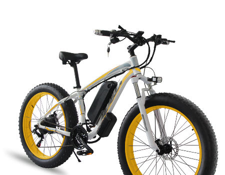 Electric fat bike 26inch electric aluminuim city bike double seats electric mountain bike supplier