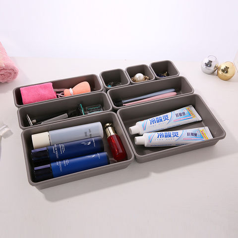 Desk Organizer with 6 Compartments Office Workspace Drawer Organizers  Desktop Holder Plastic Stationery Supplies Storage Box - China Plastic  Organizer and Makeup Organizer price