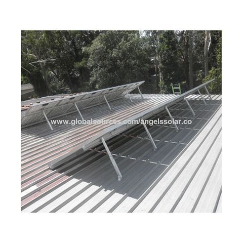 China Fixed Angle Solar Flat Tin Roof Adjustable Roof Mount Solar ...