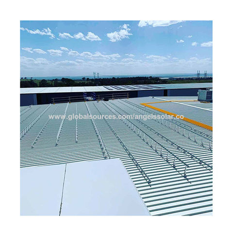 China Fixed Angle Solar Flat Tin Roof Adjustable Roof Mount Solar ...