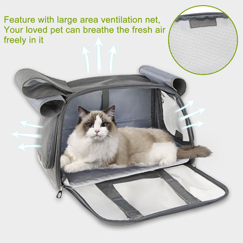 PETKIT Ventilation Pet Backpack Travel Cat Dog Back Carrier Mesh Bag  Outdoor