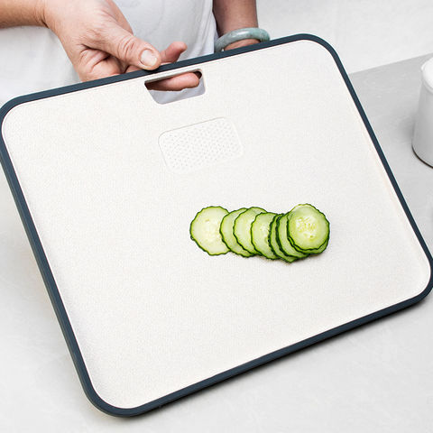 Multi-function Cutting Board, Wheat Straw Plastic Cutting Board For Kitchen  Dishwasher Safe Chopping Board With Juice Grooves, Non-slip Fruit Chopping