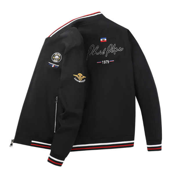 Men's Embroidered jacket supplier