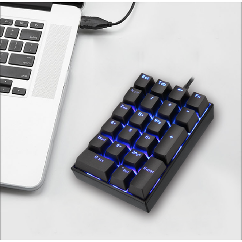 China Motospeed K23 OneHand Gaming Keyboards Single Blue Backlight 21 ...