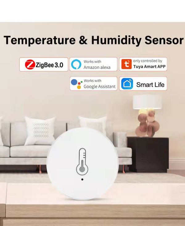 Zigbee 3.0 tuya temperature humidity sensor light intensity detector  hygrometer thermometer smart home works with smartlife app