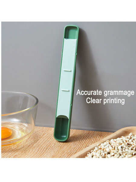 10-position adjustable double-headed kitchen spoon with scale for measuring ingredients for baking supplier
