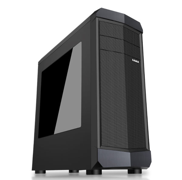 China SAMA pc case model with ABS and metal mesh gaming casing computer ...