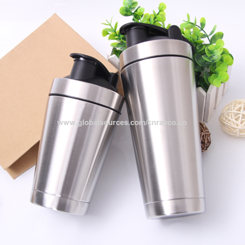 Buy Wholesale China Wholesale Custom Logo Double Wall Protein Stainless  Steel Shaker Bottle & Protein Stainless Steel Shaker Bottle at USD 2.39