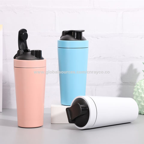 Buy Wholesale China Wholesale Custom Logo Double Wall Protein Stainless  Steel Shaker Bottle & Protein Stainless Steel Shaker Bottle at USD 2.39
