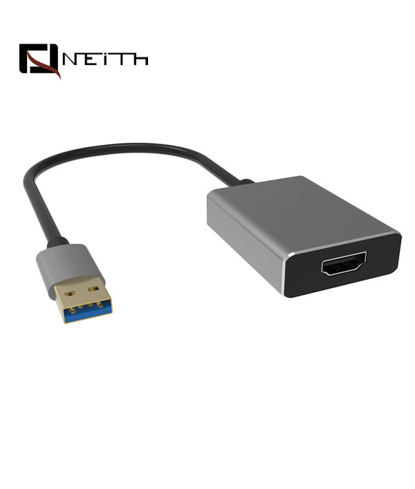 China USB to HDMI Aluminum Adapter USB 3.0 to HDMI 1080P Video Graphics