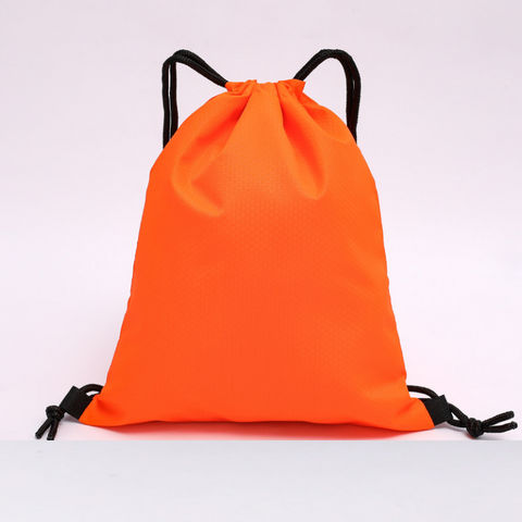 Unisex Sports Waterproof Drawstring Bags String Bag Solid Color Backpack  Pull Rope Female Men Gym Bag Casual Sport Shoe Bags