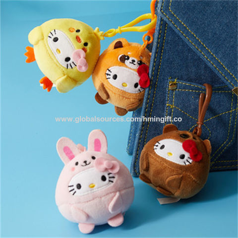 China Plush doll pendant doll hello KT cat bag key pendant doll