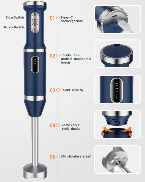 China 4in 1 Multifufnctional 200W Cordless Battery Operated Hand
