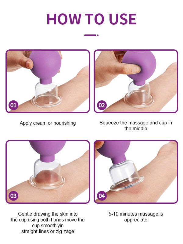Customize OEM Face Body Cupping Therapy Set Massage Therapy Set Anti Cellulite Cup Silicone Massage supplier