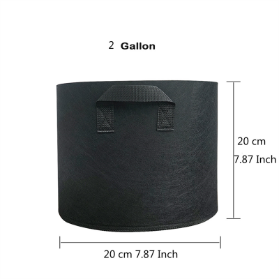 Free Samples 5 Pack 5 7 10 15 25 Gallon Felt Grow Bags 300g Thickened  Fabric Pots - China Garden Grow Bag and Planting Bag price