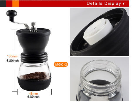 Buy Wholesale China Adjustable Manual Large Coffee Grinder Ceramic Burr  Hand Coffee Grinder Mill For Home And Camping & Coffee Grinder Mill at USD  2.6