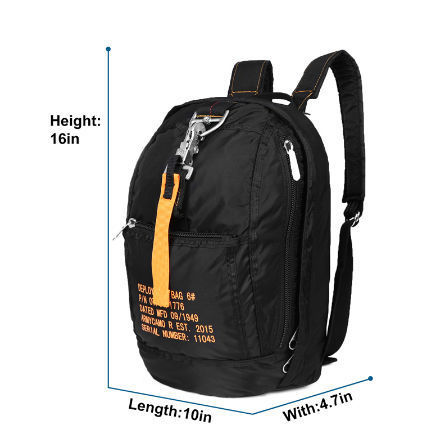 parachute style backpack