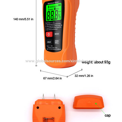 R&D MT-19 Wood Moisture Meter Digital Humidity Meters Wall Hygrometer  Timber Damp Detector Building Humidity Tester Carton