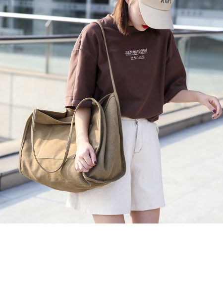 Desheze Womens Big Capacity Canvas Handbag Toe Bag Shoulder Bag Hobo Bag.Blossom13.3x2x10.2 in