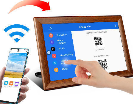 10 Smart Small Size Digital Photo Frame Free Cloud Storage Wifi Android System Small Size Photo Frame 10 Digital Photo Frame Android Photo Frame Buy China Smart Digital Photo Frame On