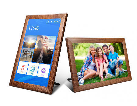China 10 inch touch screen digital photo frame android cloud picture ...