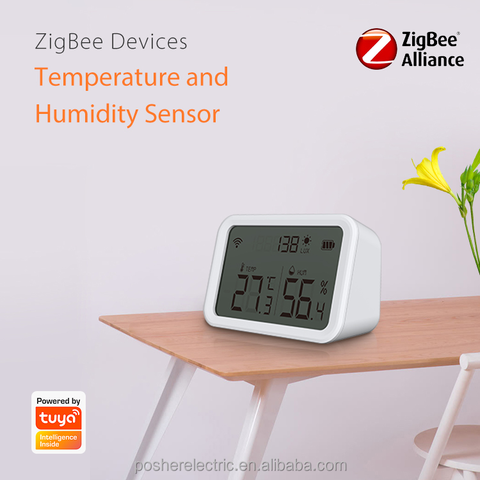 2pcs Tuya ZigBee3.0 Smart Temperature And Humidity Sensor