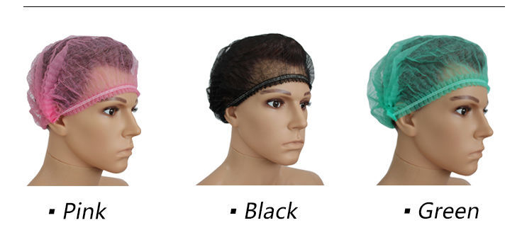 New Disposable Pp Non Woven Strip Clip Cap Bouffant Head Cover Hair Net ...