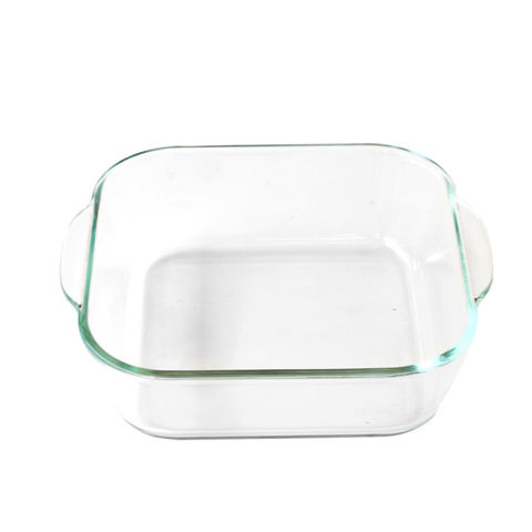 3PCS Factory heat resistance oval shape pyrex glass baking pan set