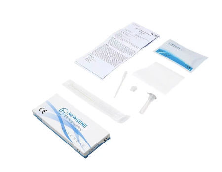 Stock Newgene Antigen Rapid Test Kit 2 in 1 Nasal Swab Sputum Saliva ...