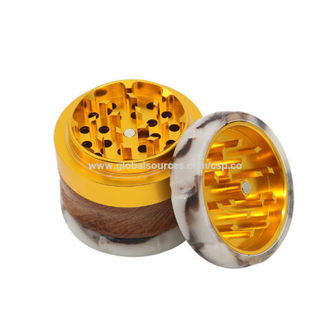 Bake Sale 5-Piece 63mm Aluminum Herb Grinder - Bake Sale Logo Design -  Beamer Smoke