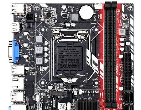 Nouvelle carte mère ATX Intel® H61 ATX, INS8147B, avec Dual Channel DDR3 et  PCIe pour une Ligne de carte mère Industrielle