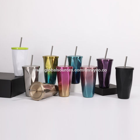 Buy Wholesale China 304 Stainless Steel Thermos Straw Tumbler Fit