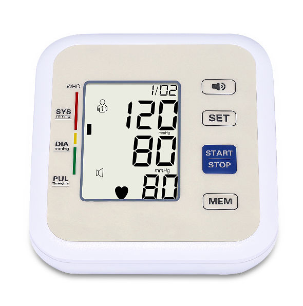 Digital sphygmomanometers Upper arm electronic blood pressure meter
