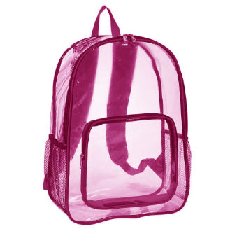 clear plastic backpack walmart