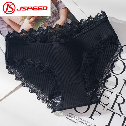 Best Sell Women's Underwear Lace High Quality Cotton Women's