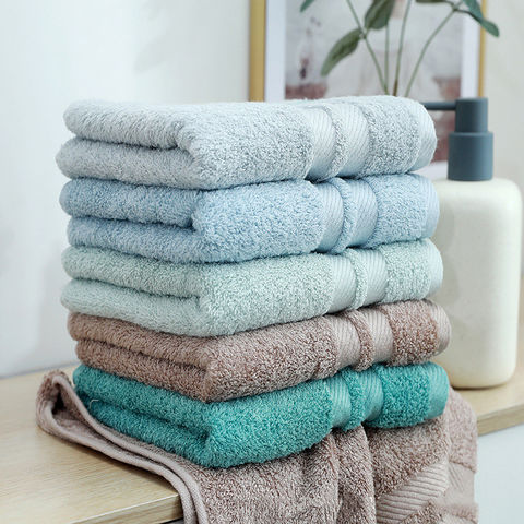 China Bamboo Fiber Hand Towel Premium Set For Bathroom High Absorption Soft Towel Household For