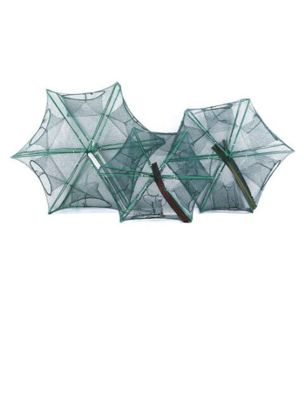 China Folded Portable 6 Hole Automatic Fishing Shrimp Trap Fishing Net