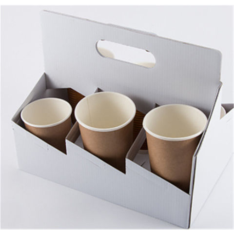 China Custom Paper Cup Carrier with handle on Global Sources,Paper Cup ...