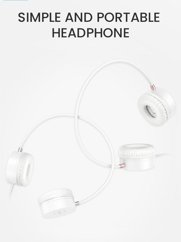 3.5mm Jack Wired Headphone With Mic 
