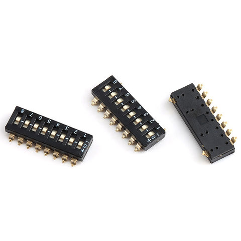 China DIP switch 2.54 smt dip switches 8 Pins 3 positions 2.54mm pitch ...