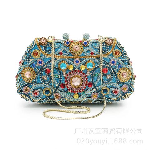 Women's Designer Multicolour Beaded Clutch Bag