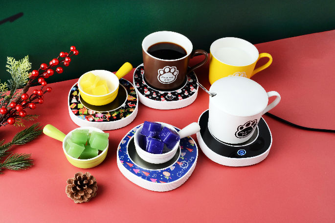COSORI Coffee Mug Warmer & Mug Set, Beverage Cup Warmer for Desk Home  Office Use