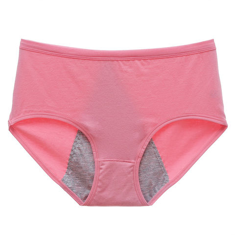 Period Underwear Menstrual Period Panties Leak-proof Cotton Protective  Briefs Hipster Panty For Female Teens