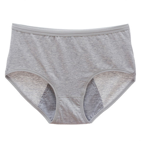 Briefs Girls Mid Waist Sweatproof Underwear Stretch Underwear