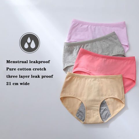 Factory Direct High Quality China Wholesale Women Brief 3 Layers Leak Proof  Underwear Menstrual Girls Leakproof Period Panties For Women $0.98 from  Quanzhou Sunfull Imp.& Exp.Co.,ltd