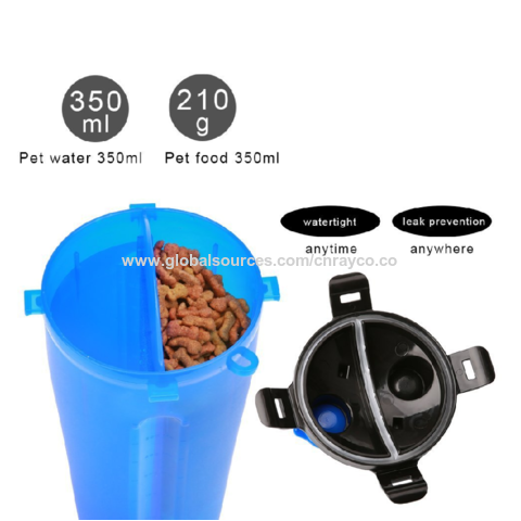 Large water outlet containers for dogs